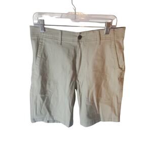 Denali Stretch Flat Front Tan Chino Shorts, NWT, 32